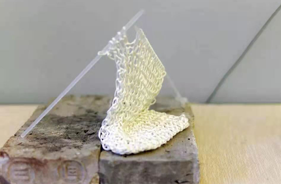 Crochet with Glass (2014), artwork by Wong Yan-yan